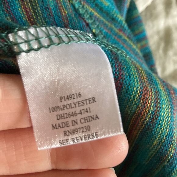 Almost Famous Green Knit Pullover High Low Dress, Size M - Picture 7 of 8